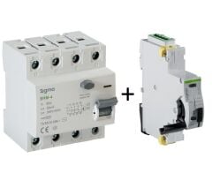 SCRC03 Otomatik Yeniden Kurma Ünitesi + 4X80 30MA Kaçak Akım Rölesi